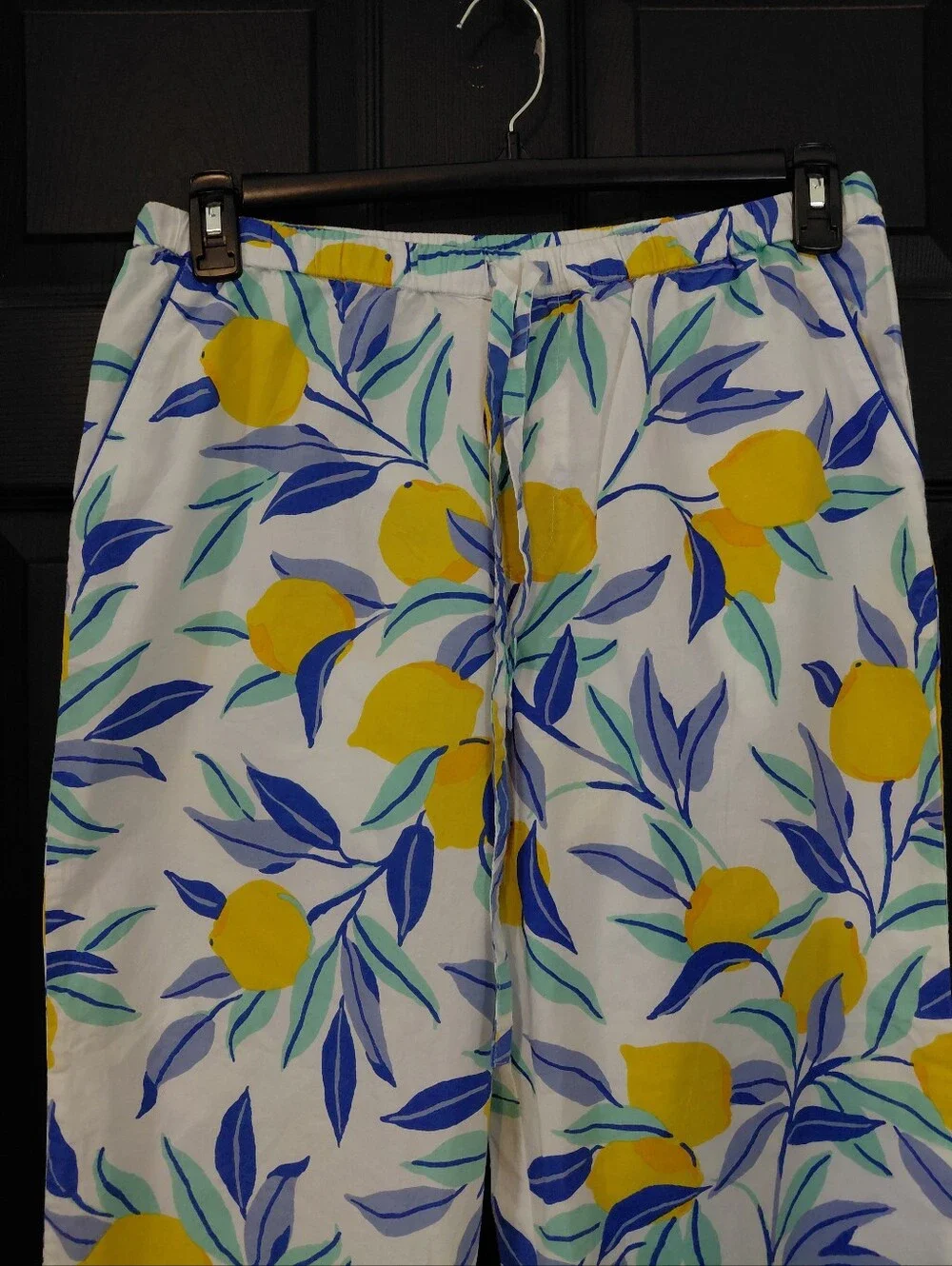 Printfresh Sz. M Lemon Zest 100% Organic Cotton Long PJ Set